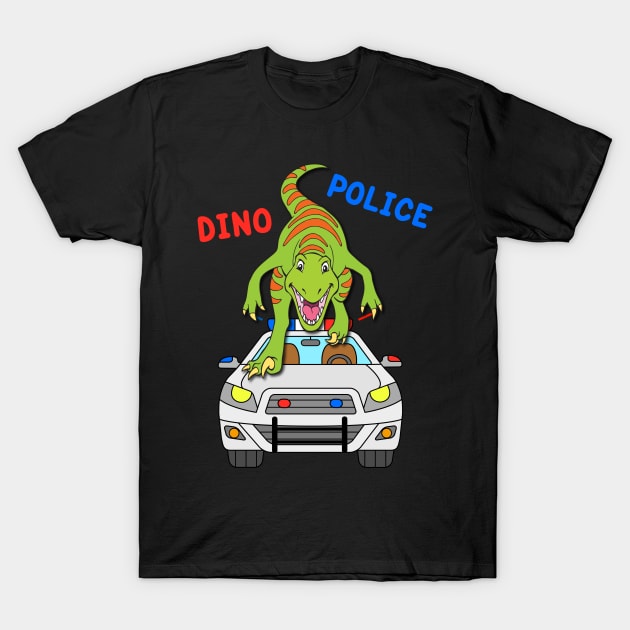 Dino Police T-Shirt by samshirts